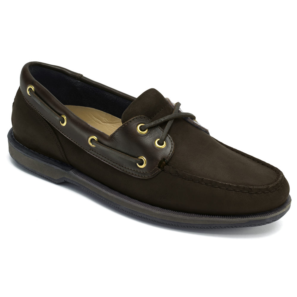 Rockport Singapore Mens Boat Shoes - Perth Black - FC3154029